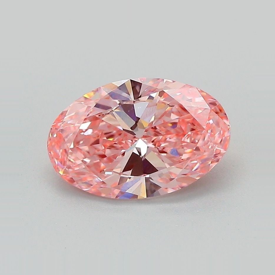Loose Diamond - OVAL 1.85ct Fancy Vivid Pink VVS2: Loose Diamond - OVAL 1.85ct Fancy Vivid Pink VVS2 Source: This is a real non-mined Diamond that has been grown in a lab Shape: OVAL Carats: 1.85 Color: Fancy Vivid Pink Certification: IGI Video: