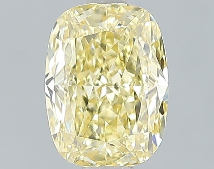 Loose Diamond - CUSHION MODIFIED 1.61ct Fancy Vivid Yellow VS1: Loose Diamond - CUSHION MODIFIED 1.61ct Fancy Vivid Yellow VS1 Source: This is a real non-mined Diamond that has been grown in a lab Shape: CUSHION MODIFIED Carats: 1.61 Color: Fancy Vivid Yellow Cert