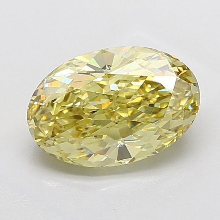 Loose Diamond - OVAL 4.07ct Fancy Intense Yellow VVS2: Loose Diamond - OVAL 4.07ct Fancy Intense Yellow VVS2 Source: This is a real non-mined Diamond that has been grown in a lab Shape: OVAL Carats: 4.07 Color: Fancy Intense Yellow Certification: IGI PLEA