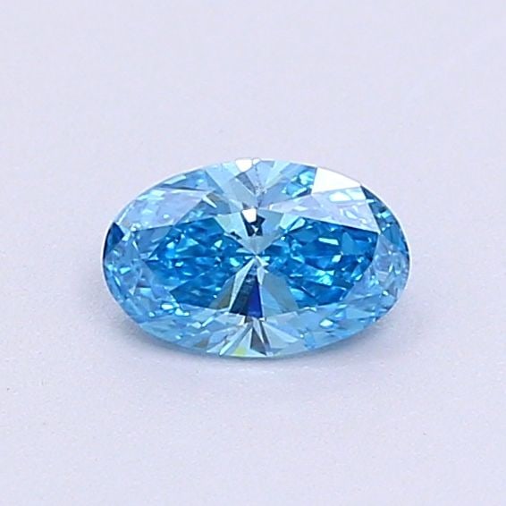 Loose Diamond - OVAL 0.29ct Fancy Vivid Blue VS1: Loose Diamond - OVAL 0.29ct Fancy Vivid Blue VS1 Source: This is a real non-mined Diamond that has been grown in a lab Shape: OVAL Carats: 0.29 Color: Fancy Vivid Blue Certification: IGI Video: