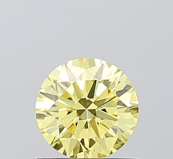 Loose Diamond - ROUND 0.7ct Fancy Intense Yellow VS1: Loose Diamond - ROUND 0.7ct Fancy Intense Yellow VS1 Source: This is a real non-mined Diamond that has been grown in a lab Shape: ROUND Carats: 0.7 Color: Fancy Intense Yellow Certification: IGI