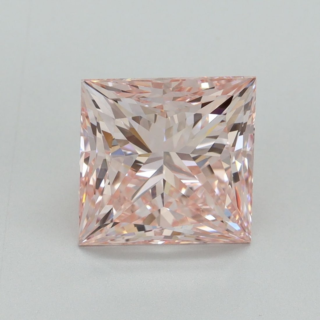 Loose Diamond - PRINCESS 4.01ct Fancy Intense Pink VS1: Loose Diamond - PRINCESS 4.01ct Fancy Intense Pink VS1 Source: This is a real non-mined Diamond that has been grown in a lab Shape: PRINCESS Carats: 4.01 Color: Fancy Intense Pink Certification: IGI