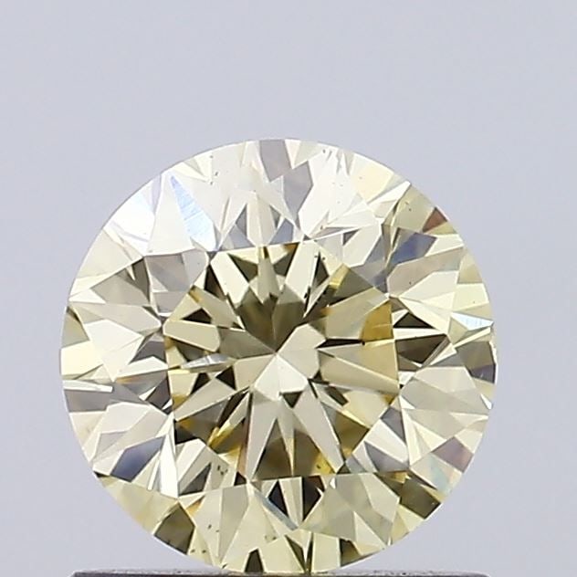 Loose Diamond - ROUND 0.92ct Fancy Light Yellow VS1: Loose Diamond - ROUND 0.92ct Fancy Light Yellow VS1 Source: This is a real non-mined Diamond that has been grown in a lab Shape: ROUND Carats: 0.92 Color: Fancy Light Yellow Certification: IGI Video: