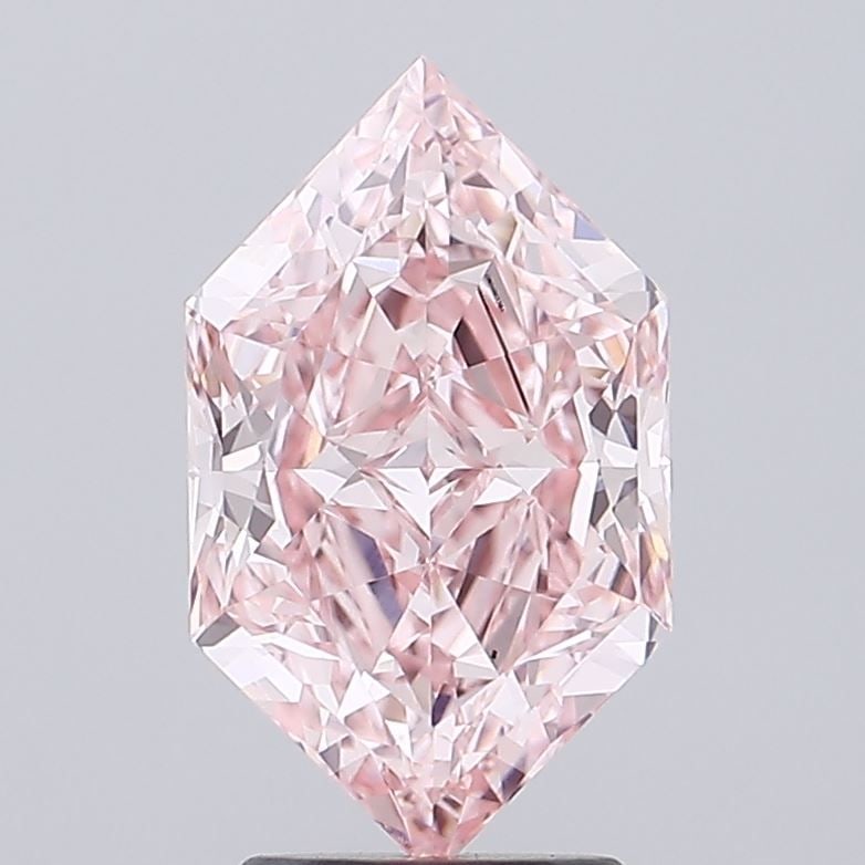 Loose Diamond - HEXAGONAL 2.82ct Fancy Vivid Pink VVS2: Loose Diamond - HEXAGONAL 2.82ct Fancy Vivid Pink VVS2 Source: This is a real non-mined Diamond that has been grown in a lab Shape: HEXAGONAL Carats: 2.82 Color: Fancy Vivid Pink Certification: IGI