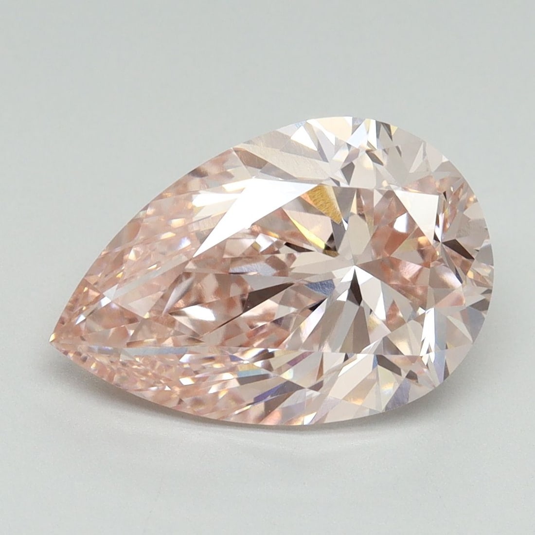 Loose Diamond - PEAR 4.08ct Fancy Intense Pink VS1: Loose Diamond - PEAR 4.08ct Fancy Intense Pink VS1 Source: This is a real non-mined Diamond that has been grown in a lab Shape: PEAR Carats: 4.08 Color: Fancy Intense Pink Certification: IGI Video: