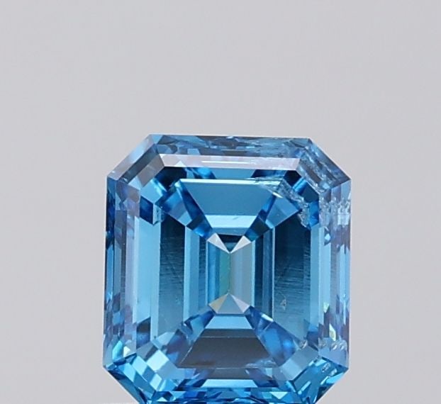 Loose Diamond - EMERALD 1.04ct Fancy Vivid Blue SI2 (1 of 1)