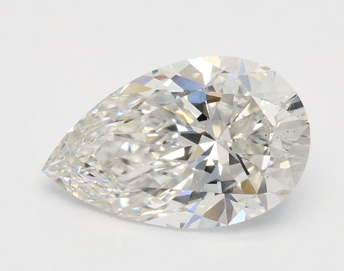 Loose Diamond - PEAR 2.19ct G VS2: Loose Diamond - PEAR 2.19ct G VS2 Source: This is a real non-mined Diamond that has been grown in a lab Shape: PEAR Carats: 2.19 Color: G Clarity: VS2 Certification: IGI Video: