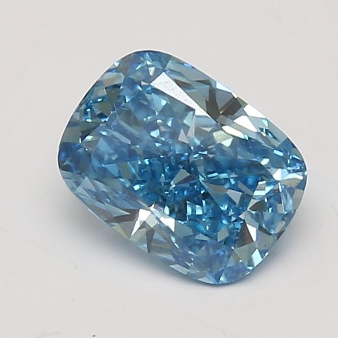 Loose Diamond - CUSHION MODIFIED 1.54ct Fancy Vivid Blue VVS2: Loose Diamond - CUSHION MODIFIED 1.54ct Fancy Vivid Blue VVS2 Source: This is a real non-mined Diamond that has been grown in a lab Shape: CUSHION MODIFIED Carats: 1.54 Color: Fancy Vivid Blue Certifi