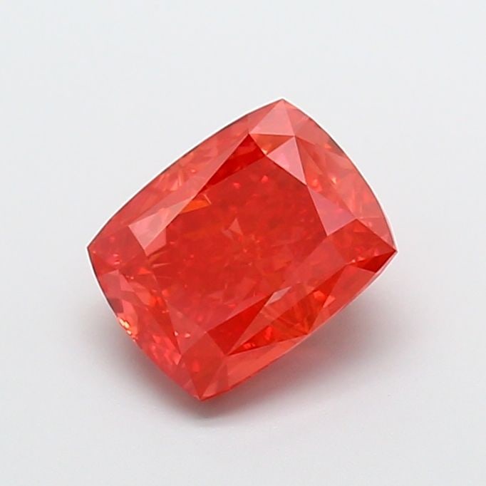 Loose Diamond - CUSHION MODIFIED 3.58ct Fancy Vivid Red VS2: Loose Diamond - CUSHION MODIFIED 3.58ct Fancy Vivid Red VS2 Source: This is a real non-mined Diamond that has been grown in a lab Shape: CUSHION MODIFIED Carats: 3.58 Color: Fancy Vivid Red Certificat
