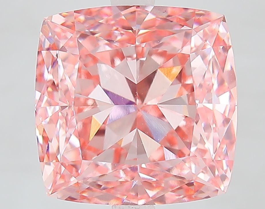 Loose Diamond - CUSHION MODIFIED 7.09ct Fancy Vivid Pink VVS2: Loose Diamond - CUSHION MODIFIED 7.09ct Fancy Vivid Pink VVS2 Source: This is a real non-mined Diamond that has been grown in a lab Shape: CUSHION MODIFIED Carats: 7.09 Color: Fancy Vivid Pink Certifi