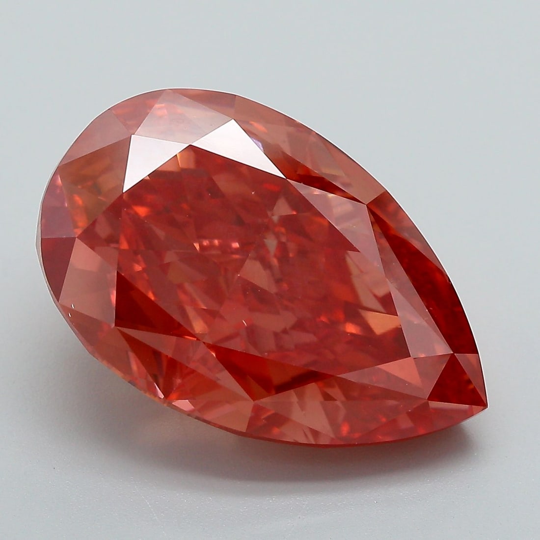 Loose Diamond - PEAR 12.71ct Fancy Vivid Pink VS2: Loose Diamond - PEAR 12.71ct Fancy Vivid Pink VS2 Source: This is a real non-mined Diamond that has been grown in a lab Shape: PEAR Carats: 12.71 Color: Fancy Vivid Pink Certification: IGI Video: