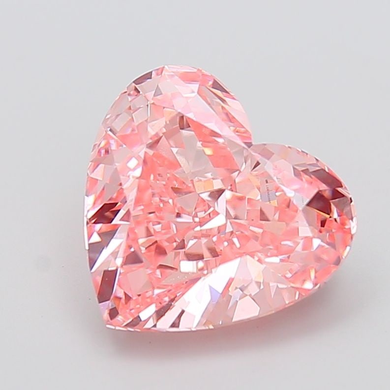 Loose Diamond - HEART 6.02ct Fancy Vivid Pink VVS2: Loose Diamond - HEART 6.02ct Fancy Vivid Pink VVS2 Source: This is a real non-mined Diamond that has been grown in a lab Shape: HEART Carats: 6.02 Color: Fancy Vivid Pink Certification: IGI Video: