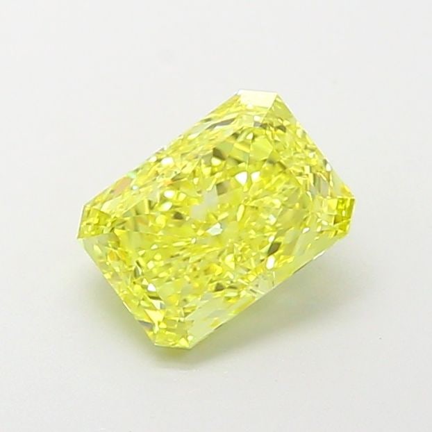 Loose Diamond - RADIANT 1.27ct Fancy Intense Yellow IF: Loose Diamond - RADIANT 1.27ct Fancy Intense Yellow IF Source: This is a real non-mined Diamond that has been grown in a lab Shape: RADIANT Carats: 1.27 Color: Fancy Intense Yellow Certification: IGI 