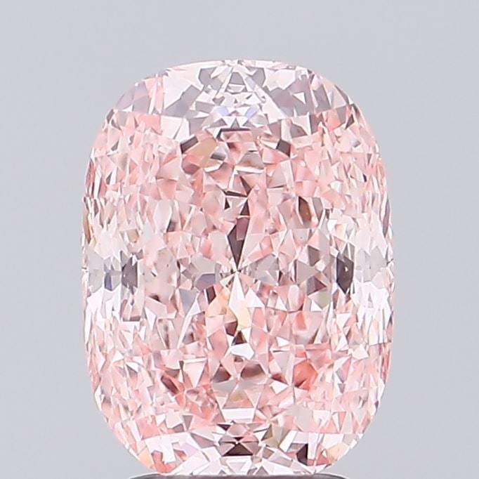 Loose Diamond - CUSHION MODIFIED 2.85ct Fancy Vivid Pink VVS2: Loose Diamond - CUSHION MODIFIED 2.85ct Fancy Vivid Pink VVS2 Source: This is a real non-mined Diamond that has been grown in a lab Shape: CUSHION MODIFIED Carats: 2.85 Color: Fancy Vivid Pink Certifi