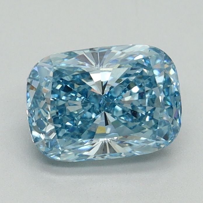 Loose Diamond - CUSHION BRILLIANT 1.13ct Fancy Vivid Blue VS1: Loose Diamond - CUSHION BRILLIANT 1.13ct Fancy Vivid Blue VS1 Source: This is a real non-mined Diamond that has been grown in a lab Shape: CUSHION BRILLIANT Carats: 1.13 Color: Fancy Vivid Blue Certif