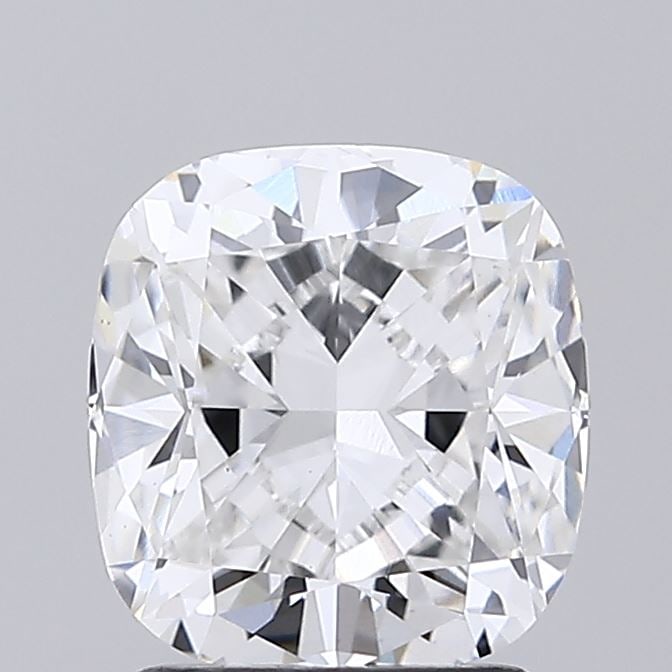Loose Diamond - CUSHION 1.98ct E VVS2: Loose Diamond - CUSHION 1.98ct E VVS2 Source: This is a real non-mined Diamond that has been grown in a lab Shape: CUSHION Carats: 1.98 Color: E Clarity: VVS2 Certification: IGI Condition: Pre-Owned P