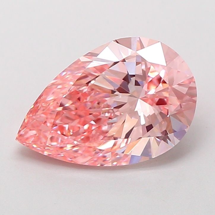 Loose Diamond - PEAR 2.5ct Fancy Vivid Pink VS2: Loose Diamond - PEAR 2.5ct Fancy Vivid Pink VS2 Source: This is a real non-mined Diamond that has been grown in a lab Shape: PEAR Carats: 2.5 Color: Fancy Vivid Pink Certification: IGI Video: