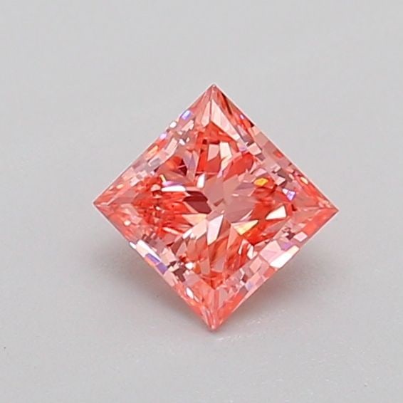 Loose Diamond - PRINCESS 0.43ct Fancy Vivid Pink VS2: Loose Diamond - PRINCESS 0.43ct Fancy Vivid Pink VS2 Source: This is a real non-mined Diamond that has been grown in a lab Shape: PRINCESS Carats: 0.43 Color: Fancy Vivid Pink Certification: IGI Video