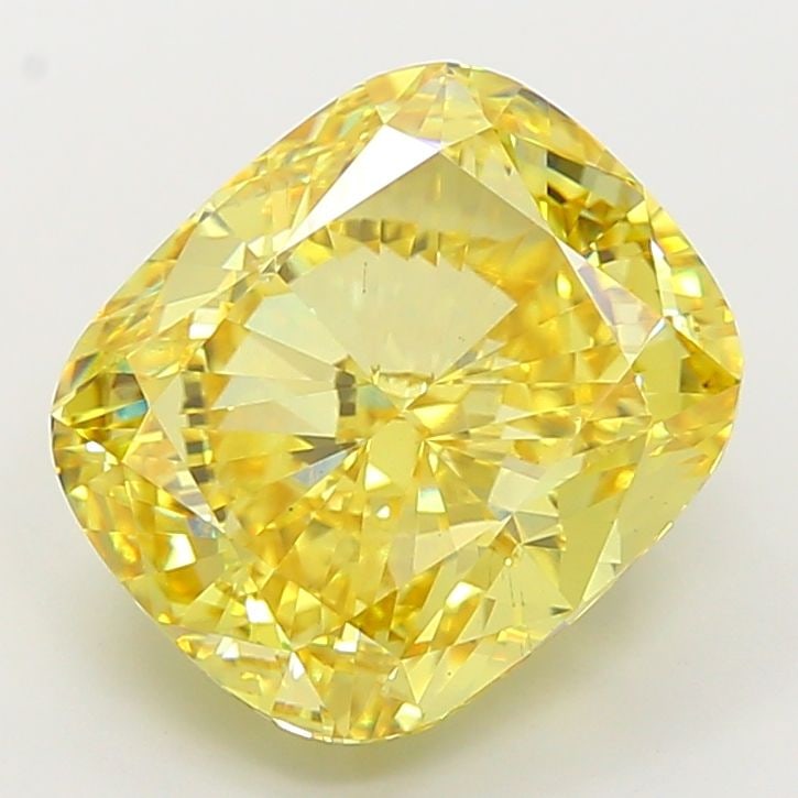 Loose Diamond - CUSHION MODIFIED 10.05ct Fancy Vivid Yellow VS1: Loose Diamond - CUSHION MODIFIED 10.05ct Fancy Vivid Yellow VS1 Source: This is a real non-mined Diamond that has been grown in a lab Shape: CUSHION MODIFIED Carats: 10.05 Color: Fancy Vivid Yellow Ce