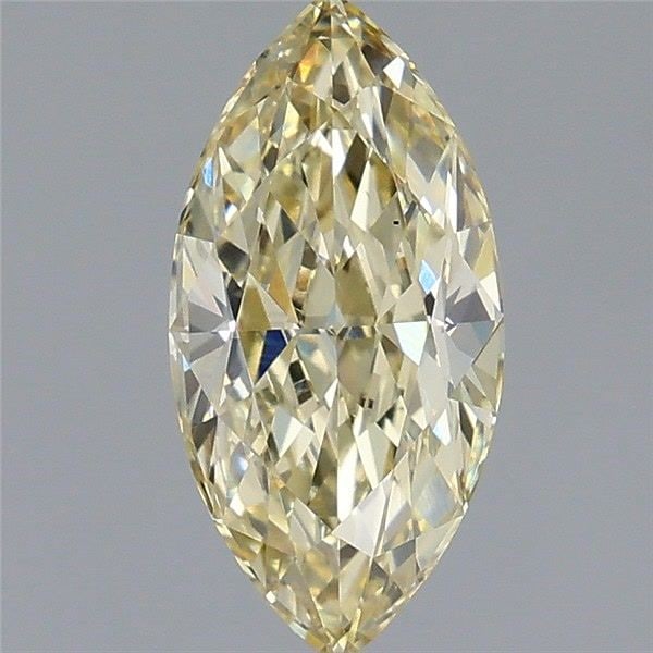 Loose Diamond - MARQUISE 1.57ct Fancy Yellow VS1: Loose Diamond - MARQUISE 1.57ct Fancy Yellow VS1 Source: This is a real non-mined Diamond that has been grown in a lab Shape: MARQUISE Carats: 1.57 Color: Fancy Yellow Certification: IGI Video: