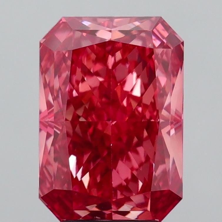 Loose Diamond - RADIANT 4.15ct Fancy Vivid Pink VS1: Loose Diamond - RADIANT 4.15ct Fancy Vivid Pink VS1 Source: This is a real non-mined Diamond that has been grown in a lab Shape: RADIANT Carats: 4.15 Color: Fancy Vivid Pink Certification: IGI Video: