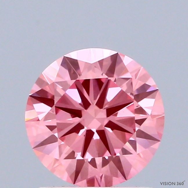 Loose Diamond - ROUND 1.44ct Fancy Vivid Pink VS1: Loose Diamond - ROUND 1.44ct Fancy Vivid Pink VS1 Source: This is a real non-mined Diamond that has been grown in a lab Shape: ROUND Carats: 1.44 Color: Fancy Vivid Pink Certification: IGI Video: