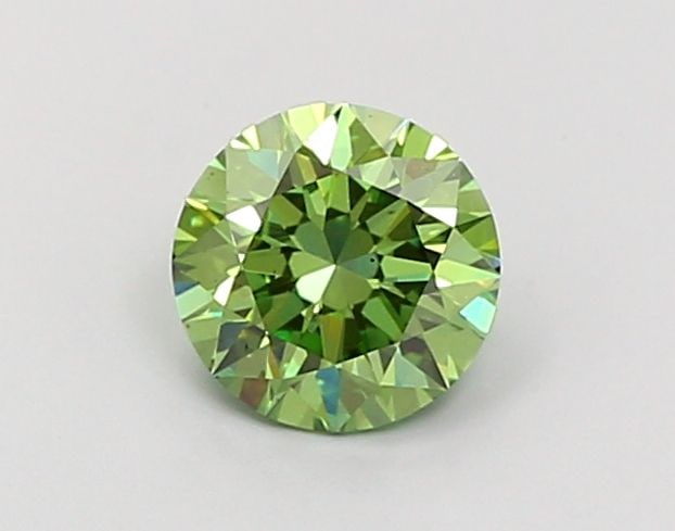 Loose Diamond - ROUND 1.1ct Fancy Vivid Green VS1: Loose Diamond - ROUND 1.1ct Fancy Vivid Green VS1 Source: This is a real non-mined Diamond that has been grown in a lab Shape: ROUND Carats: 1.1 Color: Fancy Vivid Green Certification: IGI Video: