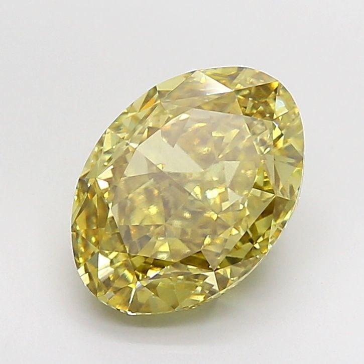 Loose Diamond - OVAL 5.53ct Fancy Intense Yellow VS1: Loose Diamond - OVAL 5.53ct Fancy Intense Yellow VS1 Source: This is a real non-mined Diamond that has been grown in a lab Shape: OVAL Carats: 5.53 Color: Fancy Intense Yellow Certification: IGI Video