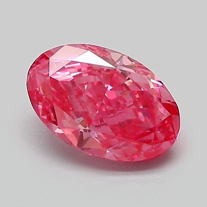 Loose Diamond - OVAL 1.01ct Fancy Vivid Pink VVS2: Loose Diamond - OVAL 1.01ct Fancy Vivid Pink VVS2 Source: This is a real non-mined Diamond that has been grown in a lab Shape: OVAL Carats: 1.01 Color: Fancy Vivid Pink Certification: IGI Video: