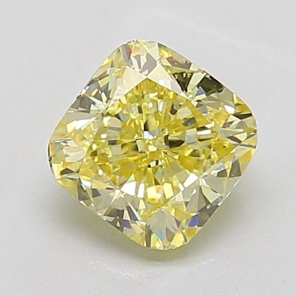 Loose Diamond - CUSHION MODIFIED 1.81ct Fancy Intense Yellow VS2: Loose Diamond - CUSHION MODIFIED 1.81ct Fancy Intense Yellow VS2 Source: This is a real non-mined Diamond that has been grown in a lab Shape: CUSHION MODIFIED Carats: 1.81 Color: Fancy Intense Yellow 