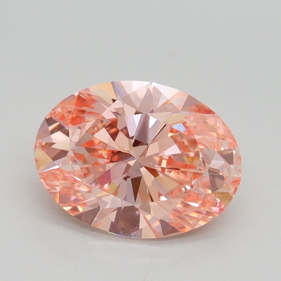 Loose Diamond - OVAL 2.01ct Fancy Intense Pink SI1: Loose Diamond - OVAL 2.01ct Fancy Intense Pink SI1 Source: This is a real non-mined Diamond that has been grown in a lab Shape: OVAL Carats: 2.01 Color: Fancy Intense Pink Certification: IGI Video: