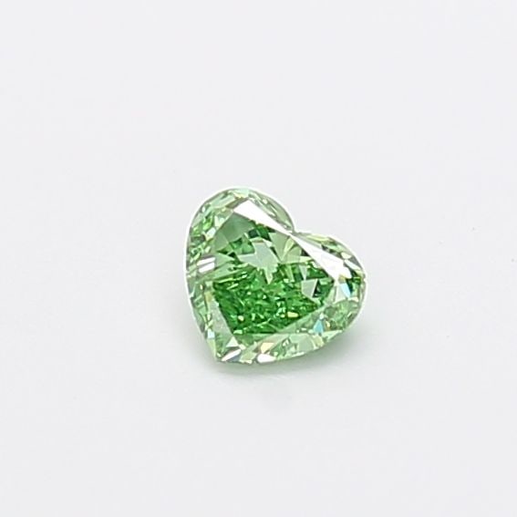Loose Diamond - HEART 0.26ct Fancy Vivid Green VS1: Loose Diamond - HEART 0.26ct Fancy Vivid Green VS1 Source: This is a real non-mined Diamond that has been grown in a lab Shape: HEART Carats: 0.26 Color: Fancy Vivid Green Certification: NONE Video: