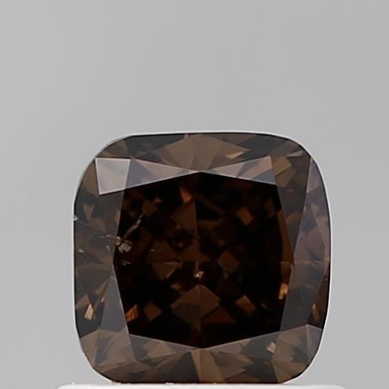 Loose Diamond - CUSHION MODIFIED 0.83ct Fancy Deep Brown I1: Loose Diamond - CUSHION MODIFIED 0.83ct Fancy Deep Brown I1 Source: This is a real non-mined Diamond that has been grown in a lab Shape: CUSHION MODIFIED Carats: 0.83 Color: Fancy Deep Brown Certifica