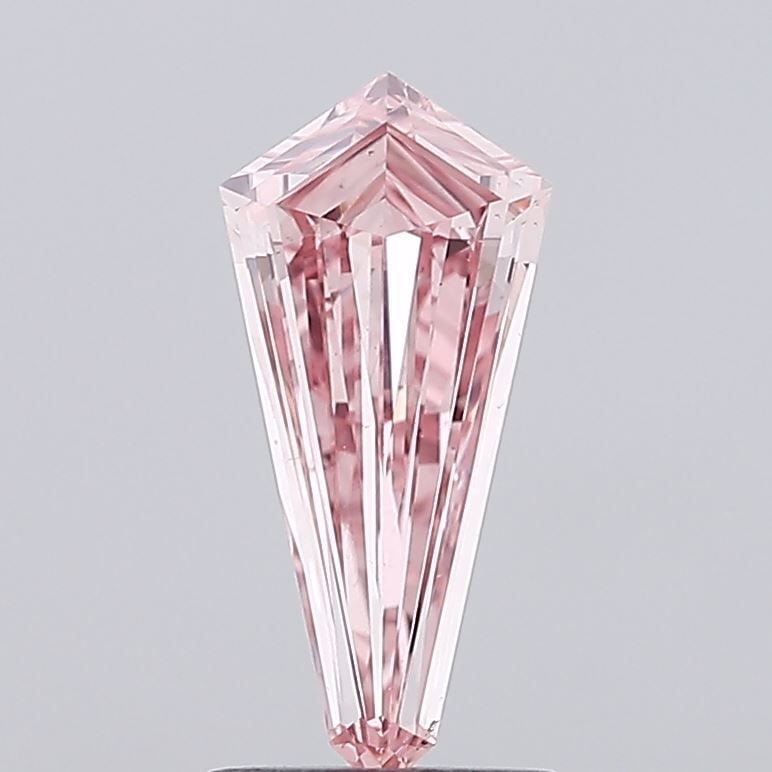 Loose Diamond - KITE 1.02ct Fancy Intense Pink VS1: Loose Diamond - KITE 1.02ct Fancy Intense Pink VS1 Source: This is a real non-mined Diamond that has been grown in a lab Shape: KITE Carats: 1.02 Color: Fancy Intense Pink Certification: NONE Video: