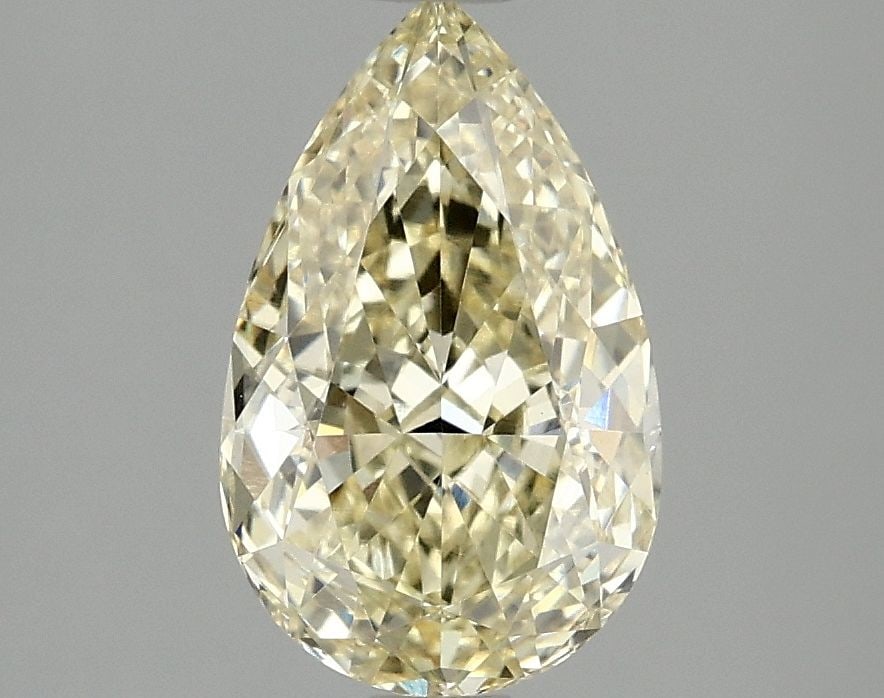 Loose Diamond - PEAR 2.1ct Fancy Intense Yellow VVS2: Loose Diamond - PEAR 2.1ct Fancy Intense Yellow VVS2 Source: This is a real non-mined Diamond that has been grown in a lab Shape: PEAR Carats: 2.1 Color: Fancy Intense Yellow Certification: IGI Video: