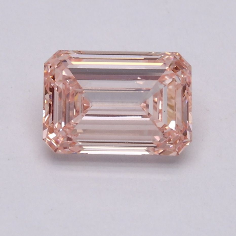 Loose Diamond - EMERALD 1.14ct Fancy Pink VS1: Loose Diamond - EMERALD 1.14ct Fancy Pink VS1 Source: This is a real non-mined Diamond that has been grown in a lab Shape: EMERALD Carats: 1.14 Color: Fancy Pink Certification: IGI Video: