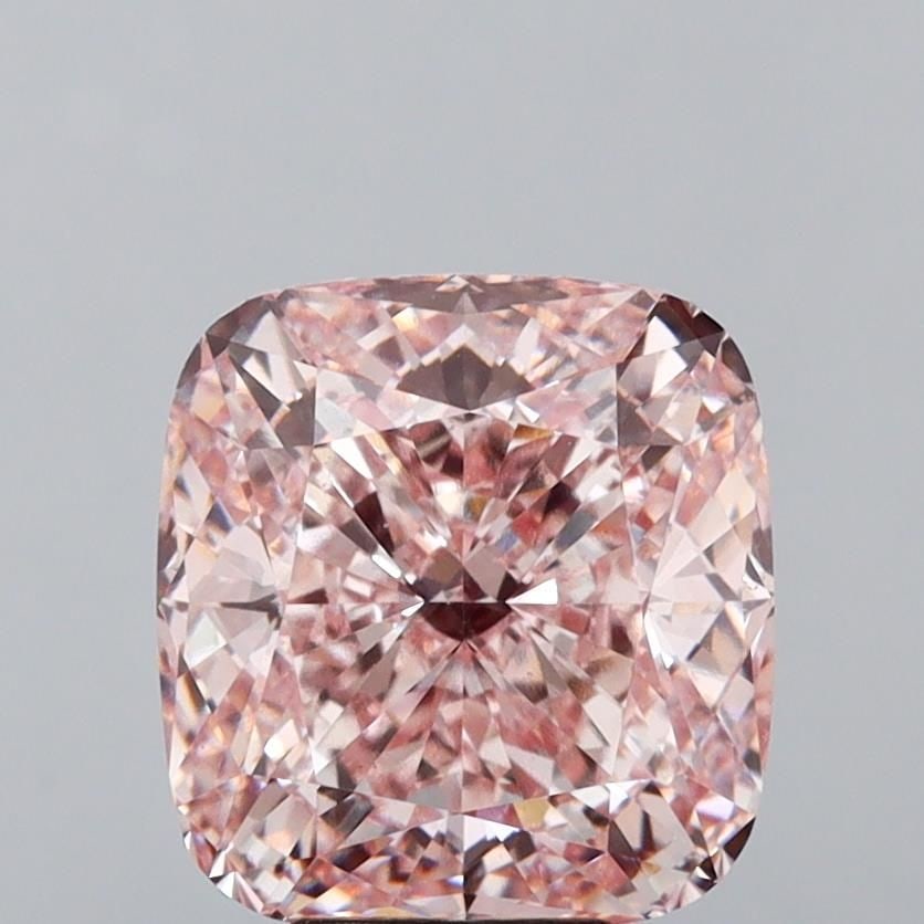 Loose Diamond - CUSHION BRILLIANT 8.52ct Fancy Intense Pink VS2: Loose Diamond - CUSHION BRILLIANT 8.52ct Fancy Intense Pink VS2 Source: This is a real non-mined Diamond that has been grown in a lab Shape: CUSHION BRILLIANT Carats: 8.52 Color: Fancy Intense Pink Ce