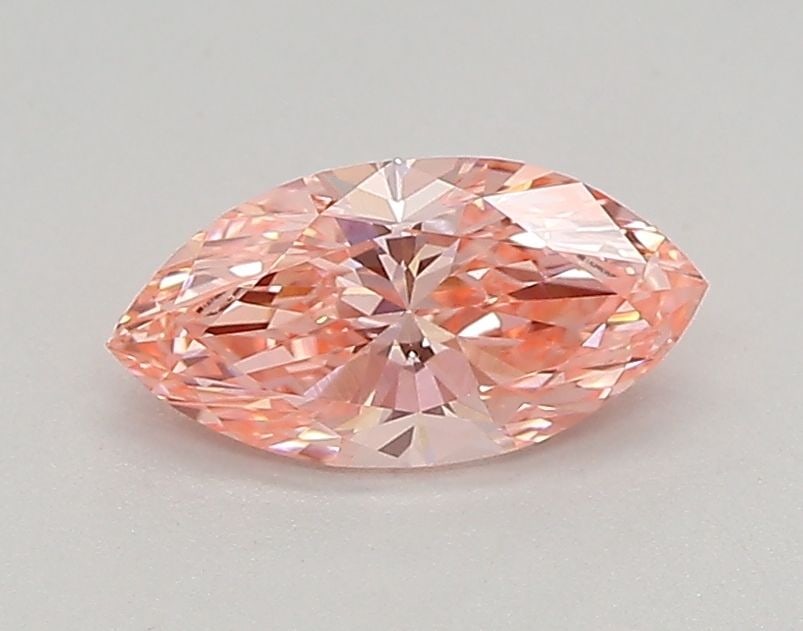 Loose Diamond - MARQUISE 0.48ct Fancy Vivid Pink VVS2: Loose Diamond - MARQUISE 0.48ct Fancy Vivid Pink VVS2 Source: This is a real non-mined Diamond that has been grown in a lab Shape: MARQUISE Carats: 0.48 Color: Fancy Vivid Pink Certification: IGI Vide