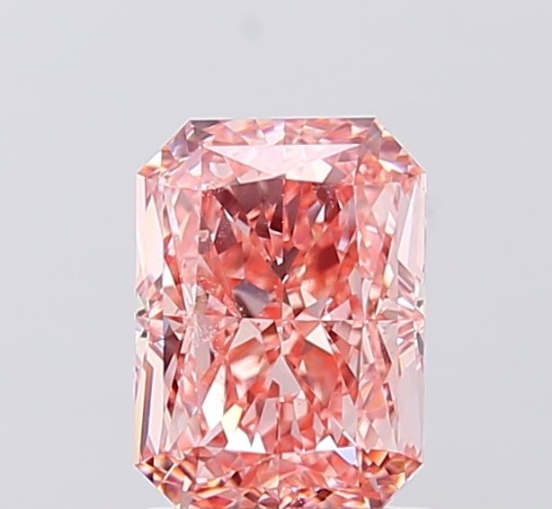 Loose Diamond - RADIANT 1.65ct Fancy Vivid Pink VS1: Loose Diamond - RADIANT 1.65ct Fancy Vivid Pink VS1 Source: This is a real non-mined Diamond that has been grown in a lab Shape: RADIANT Carats: 1.65 Color: Fancy Vivid Pink Certification: IGI Video:
