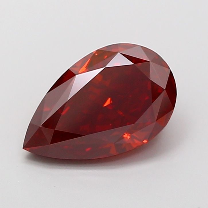 Loose Diamond - PEAR 2.57ct Fancy Red VS1: Loose Diamond - PEAR 2.57ct Fancy Red VS1 Source: This is a real non-mined Diamond that has been grown in a lab Shape: PEAR Carats: 2.57 Color: Fancy Red Certification: NONE Video: