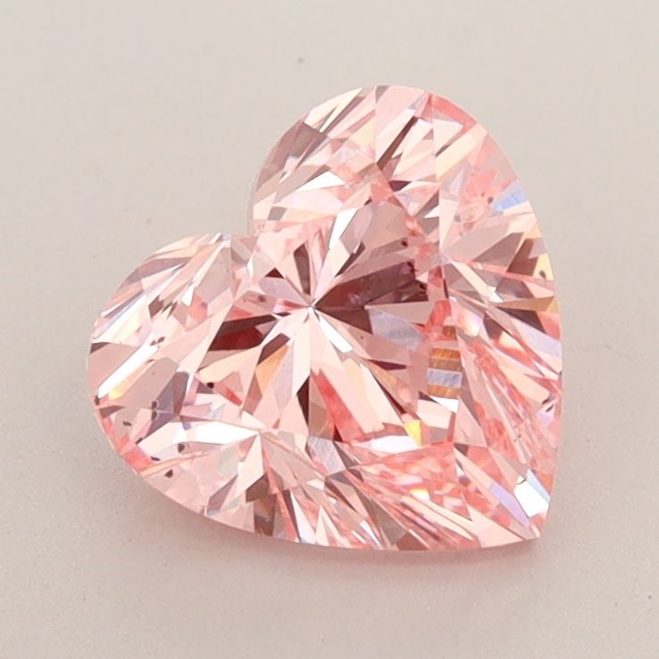 Loose Diamond - HEART 1.51ct Fancy Vivid Pink SI1: Loose Diamond - HEART 1.51ct Fancy Vivid Pink SI1 Source: This is a real non-mined Diamond that has been grown in a lab Shape: HEART Carats: 1.51 Color: Fancy Vivid Pink Certification: IGI Video: