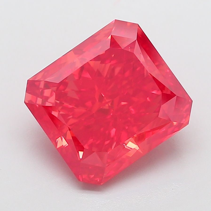 Loose Diamond - RADIANT 10.08ct Fancy Vivid Red VS1 (1 of 1)