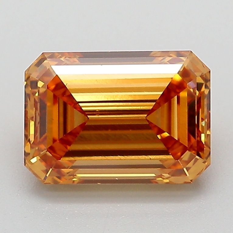 Loose Diamond - EMERALD 2.1ct Fancy Brown Yellow VS1: Loose Diamond - EMERALD 2.1ct Fancy Brown Yellow VS1 Source: This is a real non-mined Diamond that has been grown in a lab Shape: EMERALD Carats: 2.1 Color: Fancy Brown Yellow Certification: IGI Video