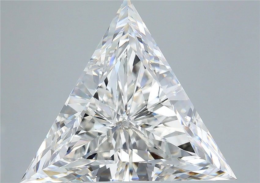 Loose Diamond - TRIANGULAR 8.08ct F VVS2: Loose Diamond - TRIANGULAR 8.08ct F VVS2 Source: This is a real non-mined Diamond that has been grown in a lab Shape: TRIANGULAR Carats: 8.08 Color: F Clarity: VVS2 Certification: IGI Video: