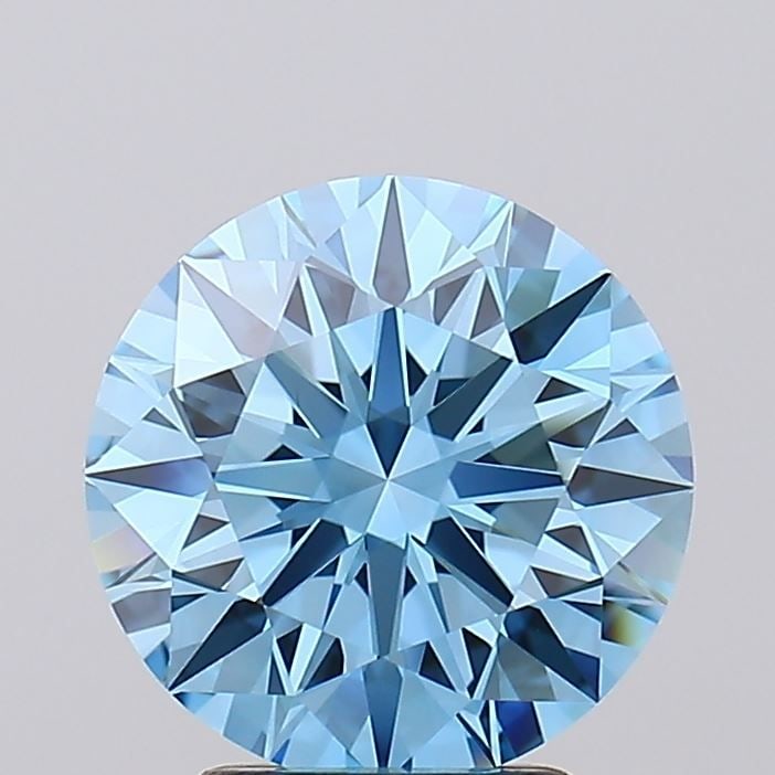 Ideal Loose Diamond - ROUND 3.05ct Fancy Vivid Blue VVS1: Ideal Loose Diamond - ROUND 3.05ct Fancy Vivid Blue VVS1 Source: This is a real non-mined Diamond that has been grown in a lab Shape: ROUND Carats: 3.05 Color: Fancy Vivid Blue Certification: IGI Vide