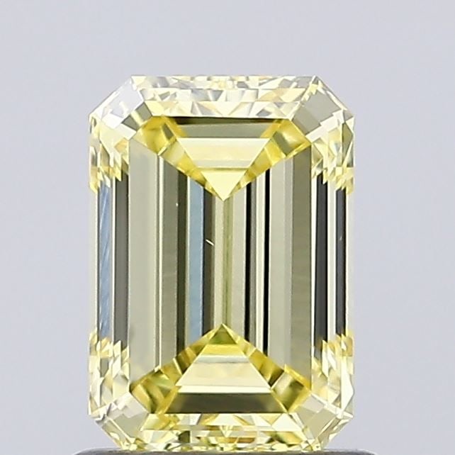 Loose Diamond - EMERALD 1.02ct Fancy Intense Yellow VS1: Loose Diamond - EMERALD 1.02ct Fancy Intense Yellow VS1 Source: This is a real non-mined Diamond that has been grown in a lab Shape: EMERALD Carats: 1.02 Color: Fancy Intense Yellow Certification: NON
