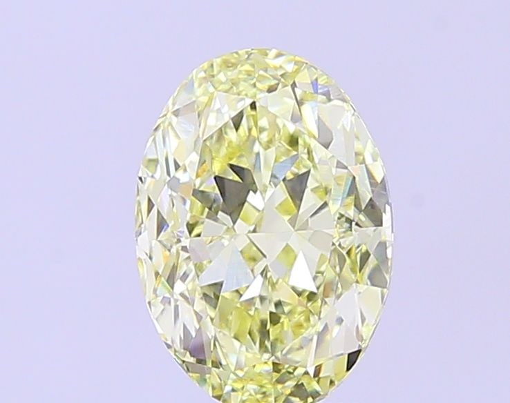 Loose Diamond - OVAL 2.53ct Fancy Yellow VS1: Loose Diamond - OVAL 2.53ct Fancy Yellow VS1 Source: This is a real non-mined Diamond that has been grown in a lab Shape: OVAL Carats: 2.53 Color: Fancy Yellow Certification: IGI PLEASE NOTE: Framed, 