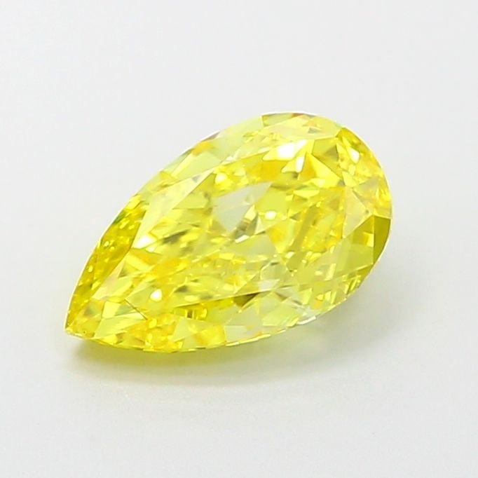 Loose Diamond - PEAR 1.11ct Fancy Vivid Yellow VVS2: Loose Diamond - PEAR 1.11ct Fancy Vivid Yellow VVS2 Source: This is a real non-mined Diamond that has been grown in a lab Shape: PEAR Carats: 1.11 Color: Fancy Vivid Yellow Certification: NONE Video: