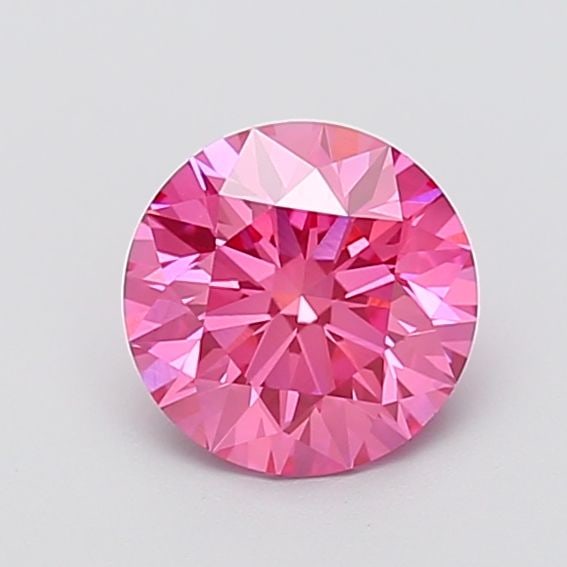 Ideal Loose Diamond - ROUND 1.53ct Fancy Vivid Pink VVS2: Ideal Loose Diamond - ROUND 1.53ct Fancy Vivid Pink VVS2 Source: This is a real non-mined Diamond that has been grown in a lab Shape: ROUND Carats: 1.53 Color: Fancy Vivid Pink Certification: IGI Vide