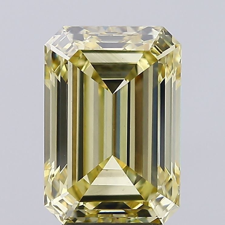 Loose Diamond - EMERALD 3.88ct Fancy Yellow VS2: Loose Diamond - EMERALD 3.88ct Fancy Yellow VS2 Source: This is a real non-mined Diamond that has been grown in a lab Shape: EMERALD Carats: 3.88 Color: Fancy Yellow Certification: IGI Video: